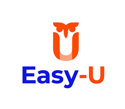 Easy-U app branding design logo vector