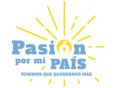 Pasión por mi país app branding design icon logo vector