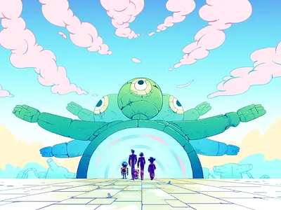 Orbofi - 2D Illustration 2d 2d illustration alone animate animation branding character cute design graphic design illustration metaverse nft vector