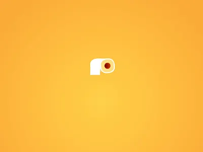 Toilet Paper Loader 2d animation bones design vector