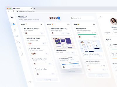 Dashboard: Task Management 😁 app dashboard dashboard design design dribbble figma graphic design illustration minimalist mobile nazmi javier product shot task management ui uidesign uiux unspace website website design