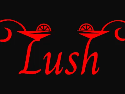 Lush Logo branding design logo typography
