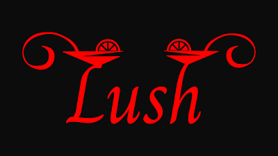 Lush Logo branding design logo typography