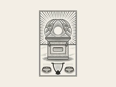 18 • The Covenant with David bibel design bible engraving etching illustration illustrator line art peter voth design vector woodcut