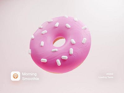 Loading Taste 3d 3d animation animated animation blender blender3d candy design diorama donut donuts illustration isometric isometric illustration loading loading animation spinner sweet sweets treat