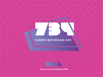 734 NMA - Chicago brand branding design identity interactive logo vector