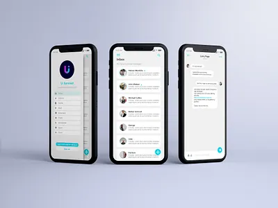 Direct Messaging Ui Design for mobile app design app designer bulbulsomraat creative design designer finevector inbox design messages ui design mobile messenger design mobile messenger ui design ui design ui design for message uisomraat uxui