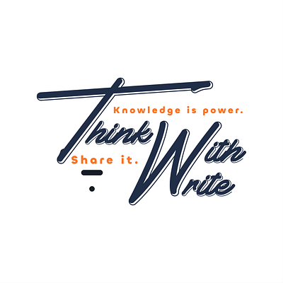 Think With Write design illustration
