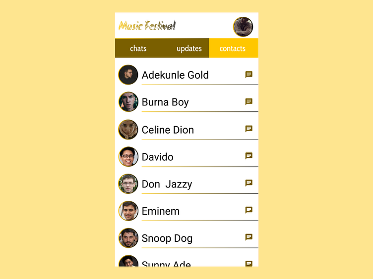 Avatar UI Design by Golden Ogbeka on Dribbble