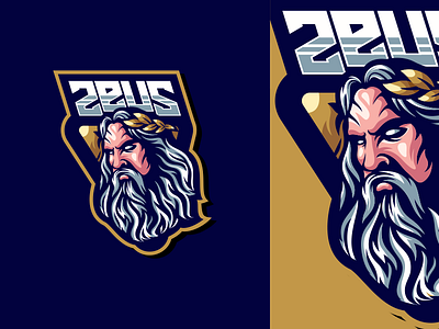 ZEUS brand branding design emblem forsale illustration logo sport vector