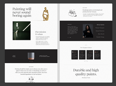 About Us about about us black black white clean design design heydesign homepage minimalist page design page layout ui ui design website design