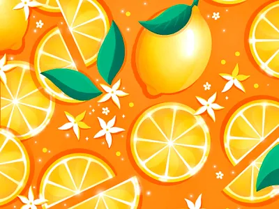 Citron & jasmin artwork creation drawing flat design graphic design illustration illustrator