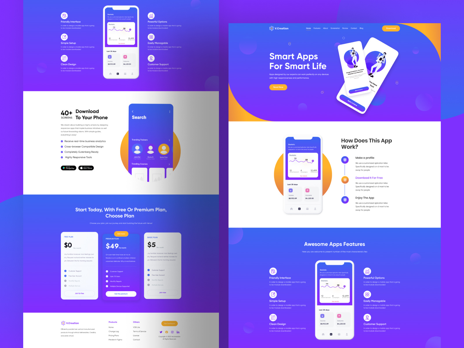 Sass Website UI Landing Page by Md Salah Uddin on Dribbble