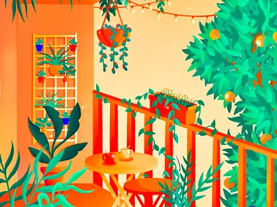 Soir d’été artwork creation design drawing graphic design illustration illustrator