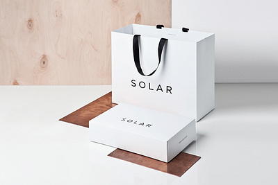 Solar 3d branding graphic design labels packaging