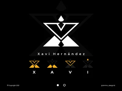 Public Figure Logo Design - Xavi Hernandez branding celebrity design football icon illustration initial letter logo lettermark logo logotype modern public