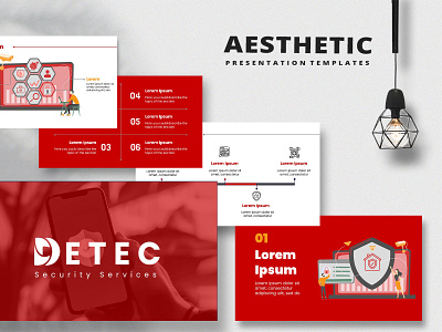 Security Presentation Design brand book brand design icon design illustration design logo design presentation design