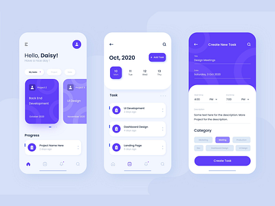 Task management app UI. 3d animation app branding design designing dribbble graphic design icon illustration logo minimal motion graphics popular trending typography ui ux vector web