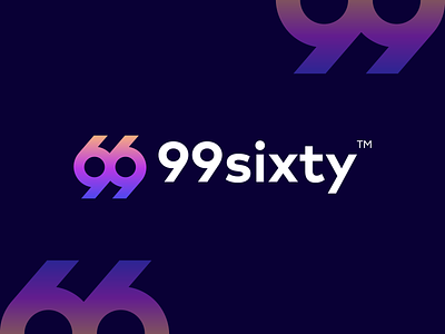 99sixty 99sixty brand branding design graphic design illustration logo logo 99 logo design minimal modern ui