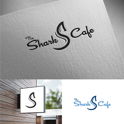 The Shark s Cafe branding coreldraw creative creative design design illustration illustrator logo photoshop