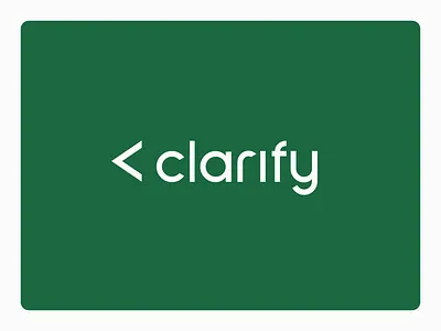 Clarify Branding brand design branding design figma logo visual design visual identity