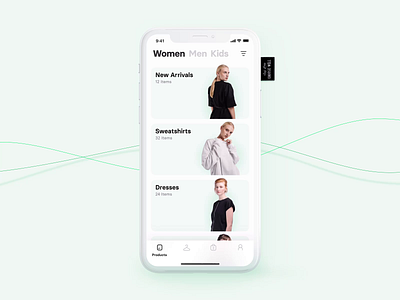 Byssus | Sustainable Fashion App app ecommerce fashion mobile online protopie prototype store sustainable video