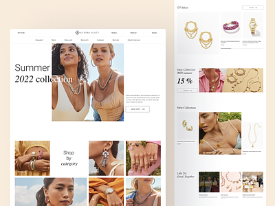 Jewelry store redesign, website branding figma jewelry jewelry app jewelry landing jewelry website online store redesign store ui ux website