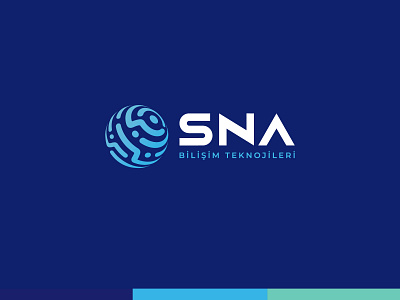 SNA Technologies - Branding branding graphic design logo logo design stationery design tech logo ui visual identity