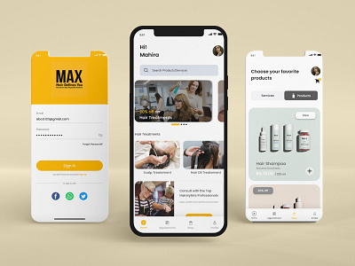 Hair Products (E-Commerce) Website UI adobe xd applications branding business colors colours design designing ecommerce figma graphic design products ui user designer user experience