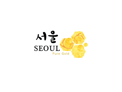 SEOUL Pure Gold soap branding logo