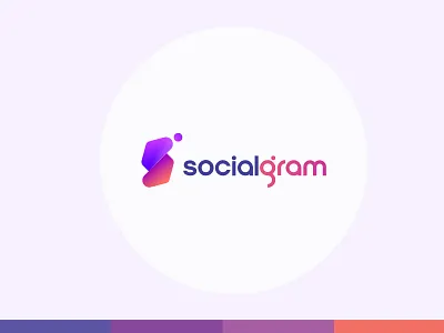 Socialgram - Branding branding graphic design logo logo design pattern design social networks ui visual identity