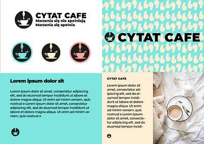 Rebrand of the Logo and Brand Identity for the Coffee Shop brand identity branding graphic design logo logo design logo redesign pattern