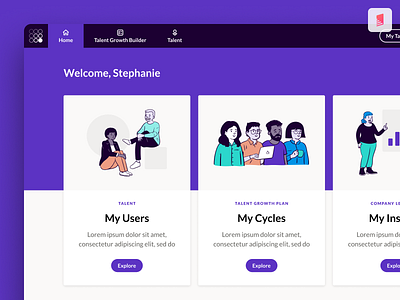 UX and UI design for a Talent Management Platform