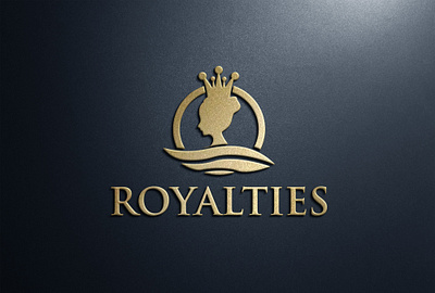 Royalties Fashion Logo crown logo female luxury majestic