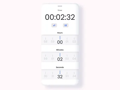 Timer dailyui mobile ui ui
