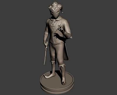 3D Print Ready Model : Inspired From Joker 3d illustration 3d modeling 3d print ready 3d printing 3d sculpt b3d modeling blender blender sculpting character sculpting character topology digital modeling human topology zbrushsculpt