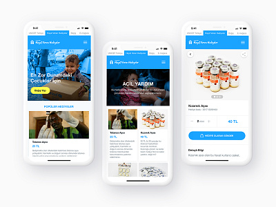 Unicef - Hayat Veren Hediyeler - Mobile children concept design gift globe help layout life product shop ui ux web world