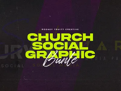 Church Social Graphic Bundle branding bundle church custom design icon illustration instagram logo photoshop social media manager social post template trademark ui ux vector video