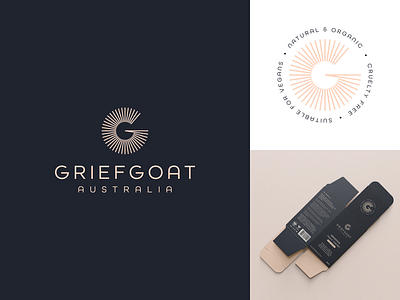 GriefGoat - Logo Design & Identity brand brand identity branding branding design cosmetic design elegant g logo graphic design identitity identity logo logo design luxury logo packaging packaging design skincare visual identitity