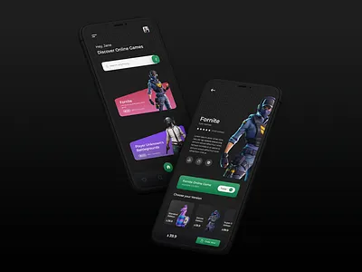 Online Gaming mobile app UI Design adobe adobexd app appdesign branding design figma graphic design mobileux ui uiux ux uxdesign