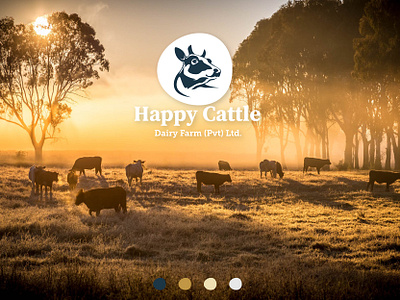 Happy Cattle - Branding & Social Media animal logo branding graphic design logo logo design social media design visual identity