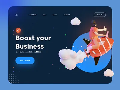 Agency Landing page agency agencylandingpage boostyourbusiness branding darktheme design graphic design illustration landingpage topdribbble typography ui uifriendly uiux uiuxdesign uiuxdesigner vector
