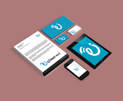 brand identity extract wifi 3d beautiful brand identity brand style guide branding business business logo corporate design designer flat graphic design illustration logo logo design luxury modern logo ui vintage