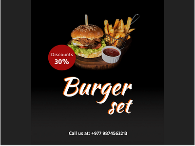 Burger set