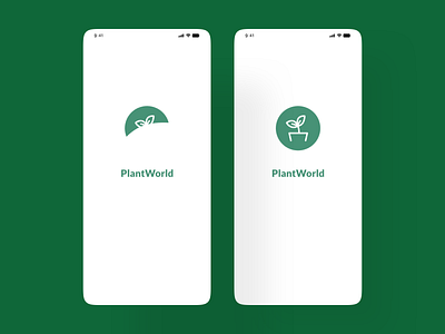 Loading Screen adobexd design loading screen mobile plants splash screen ui ux xddailychallenge