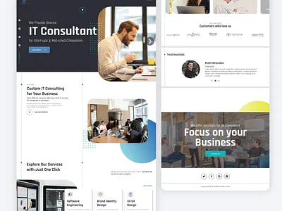 Company Profile ABS Digital Indonesia company profile design highfidelity mockup ui ux web design website website design
