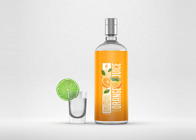 Free Juice Big Bottle Mockup 3d animation big bottle branding creative design free graphic design illustration images juice latest logo mockups motion graphics psd mockup vector