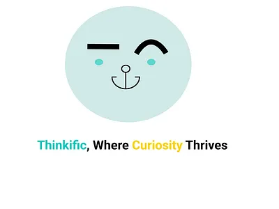 Thinkific, 2D Illustration agency app branding business design icon illustration logo ui