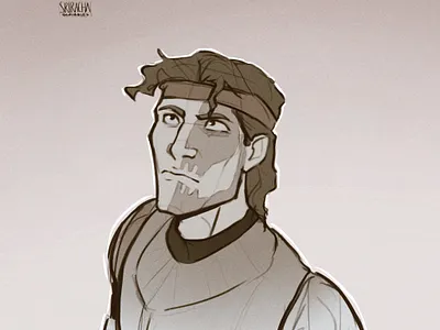 Hunter- The Bad Batch cartoons character design characters concept art design fantasy illustration portrait