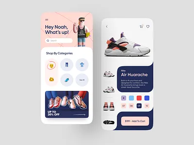 E-commerce Fashion App app app ui app ui ux clothes design e commerce e commerce app e commerce shop ecommerce fashion fashion app mobile ui nike product shoes shop sneakers ui uidesign uiux